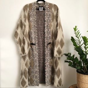 BCBG MAXAZRIA Long Duster Cardigan